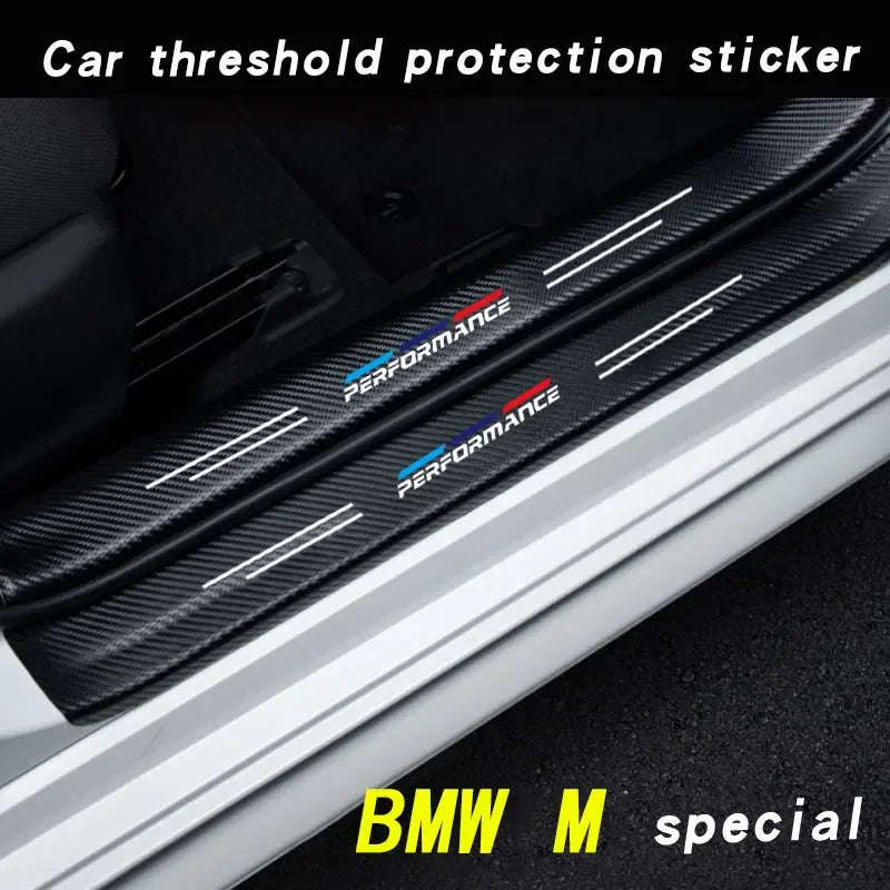 BMW M Performance Car Don Door Sill Protector autocollants