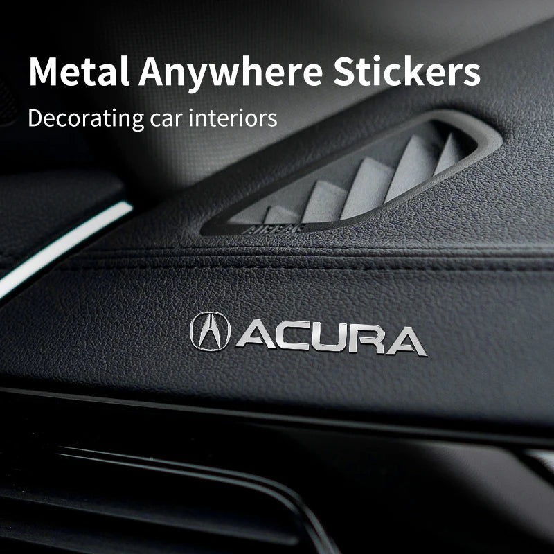 Acura 3D Metal Car Logo Sticker