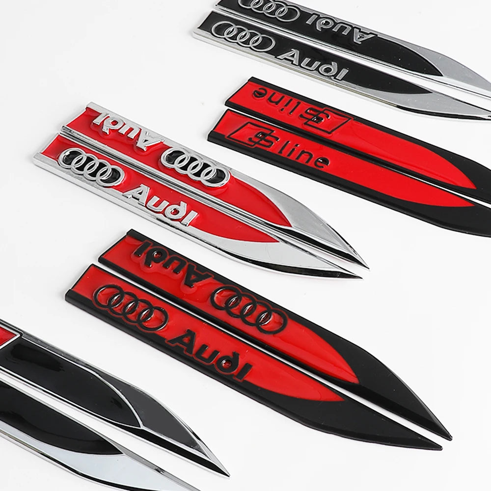 Audi Car Styling Metal Decals