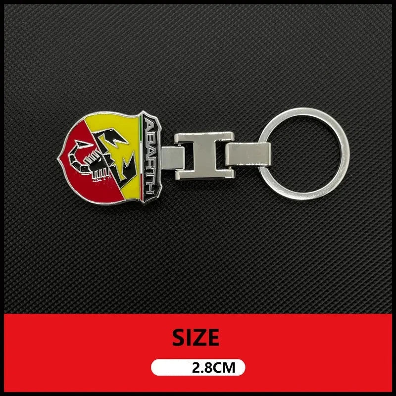 Fiat Abarth Metal Keychain