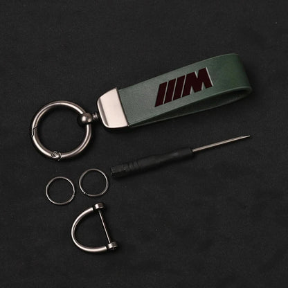 Keychain in pelle BMW