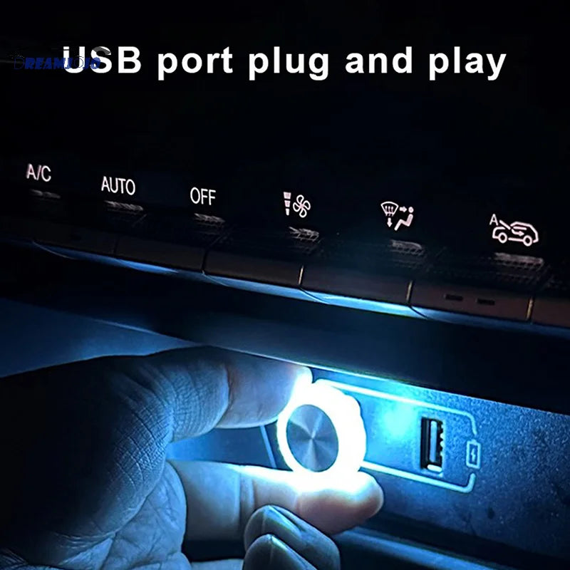 Tragbare Auto -USB -Umgebungslichter