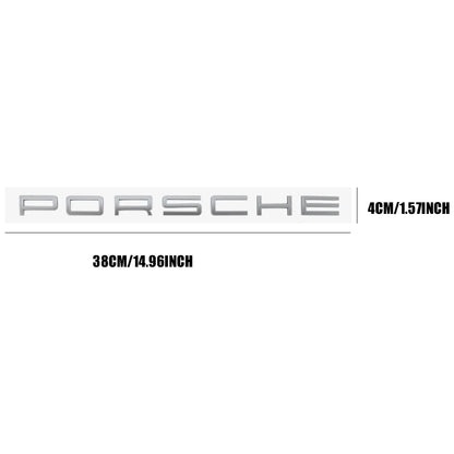 Porsche Heck Emblem Abzeichen Set