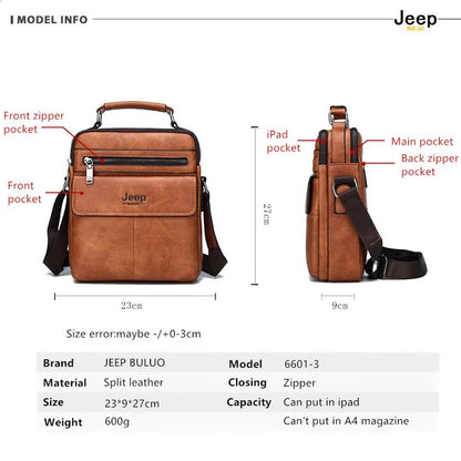 JEEP Brand Men's Crossbody Shoulder Bags