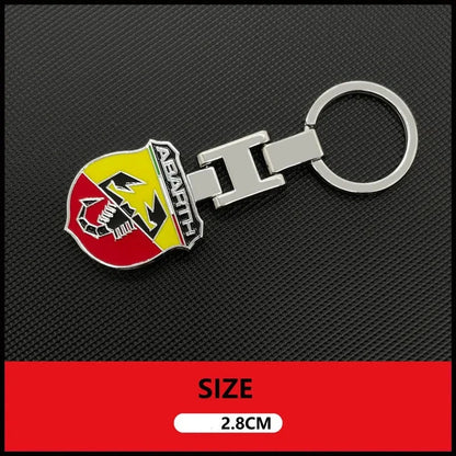 Fiat Abarth Metal Keychain