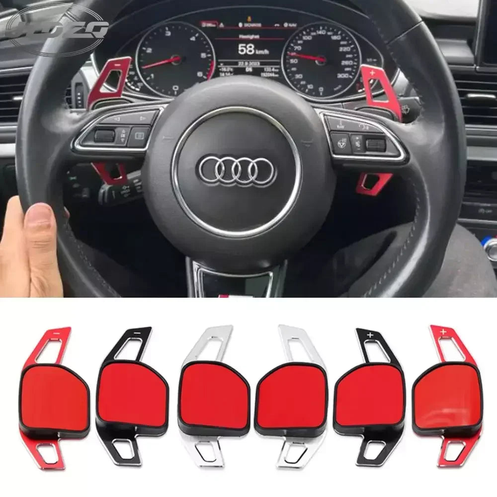 Levas de cambio de volante de aluminio para Audi