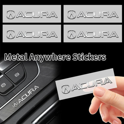 Acura 3D Metal Car Logo Sticker