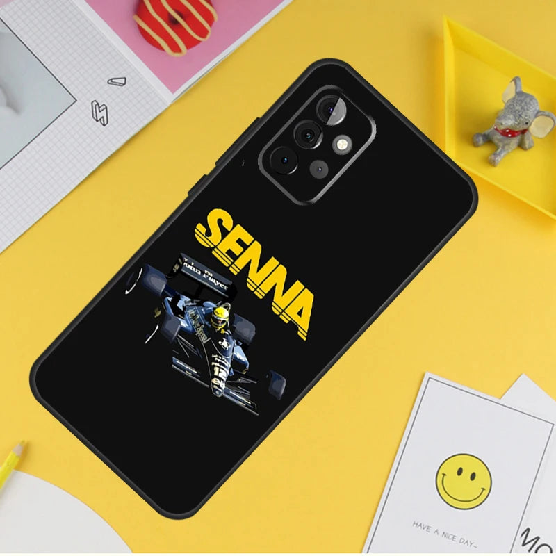 Ayrton Senna Tribute Téléphone Case pour Samsung