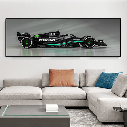 F1 Lewis Hamilton Racing Poster Decor