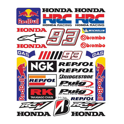 Racing Red Bull Stickers