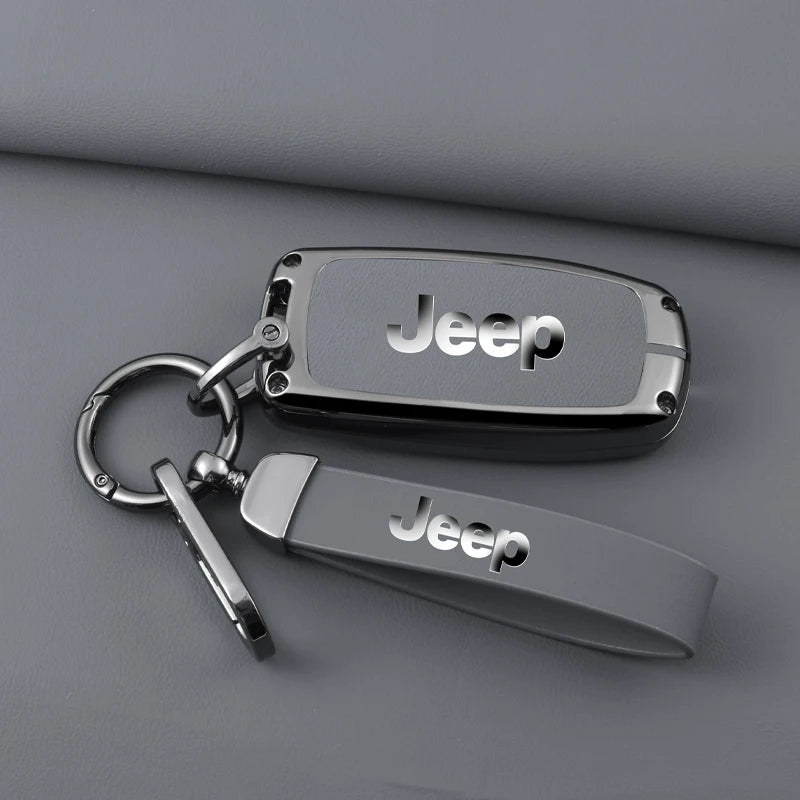 Jeep Leather Car Key Case Cover