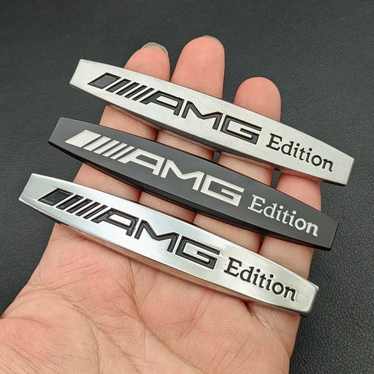 Metal Logo Amg Edition Emblem Car