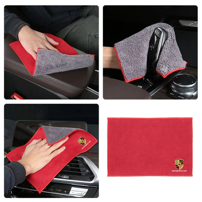 Porsche Microfiber Car Wash Towel