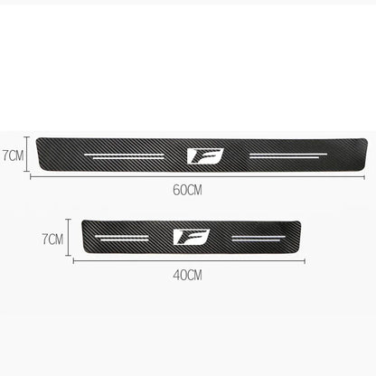 4PCS Car Stickers Door Sill Strips for Lexus