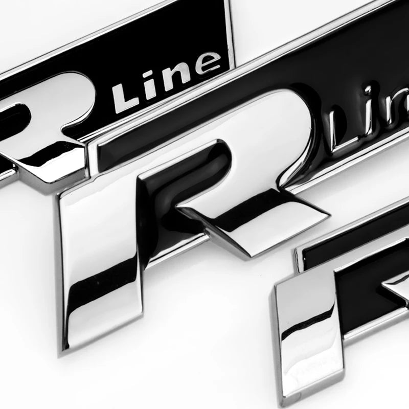 Insignia de emblema de Volkswagen R-Line