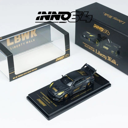 Inno 1:64 LBWK GTR R35 Modello in lega piena in carbonio