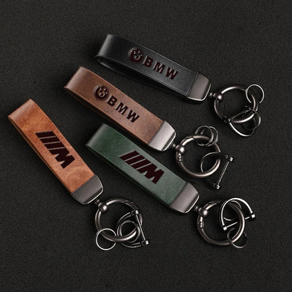 Keychain in pelle BMW