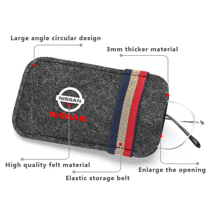 Nissan Car Sunglasses Organizer Bag