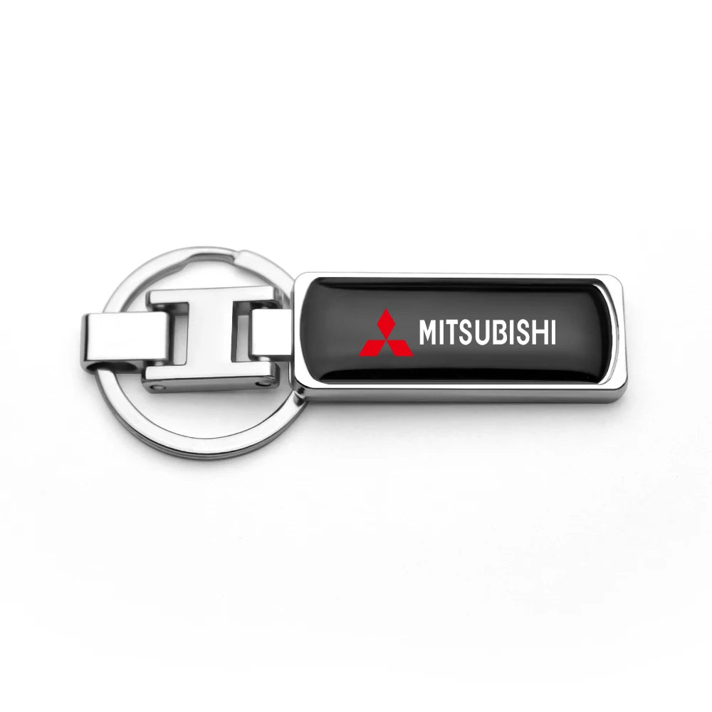 1 porte-clés en métal Mitsubishi