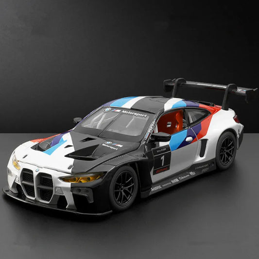 1:24 BMW M4 GT3 Alloy Sports Car Model 