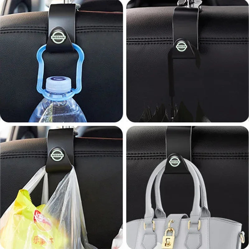 Luminous Car Seat Back Portable Hanging Hook for Nissan