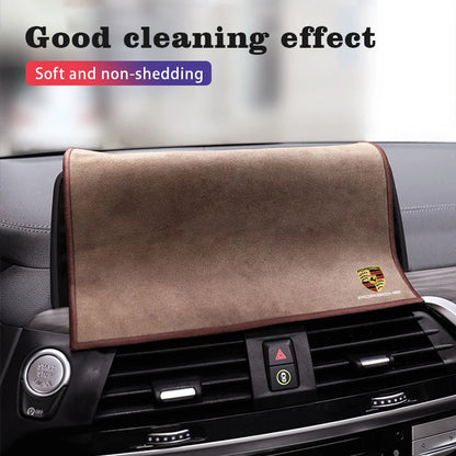 Serviette de lavage de voiture en microfibre Porsche