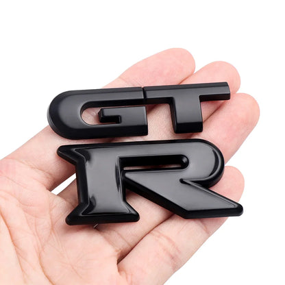 Emblème du coffre de voiture de logo GTR Metal GTR