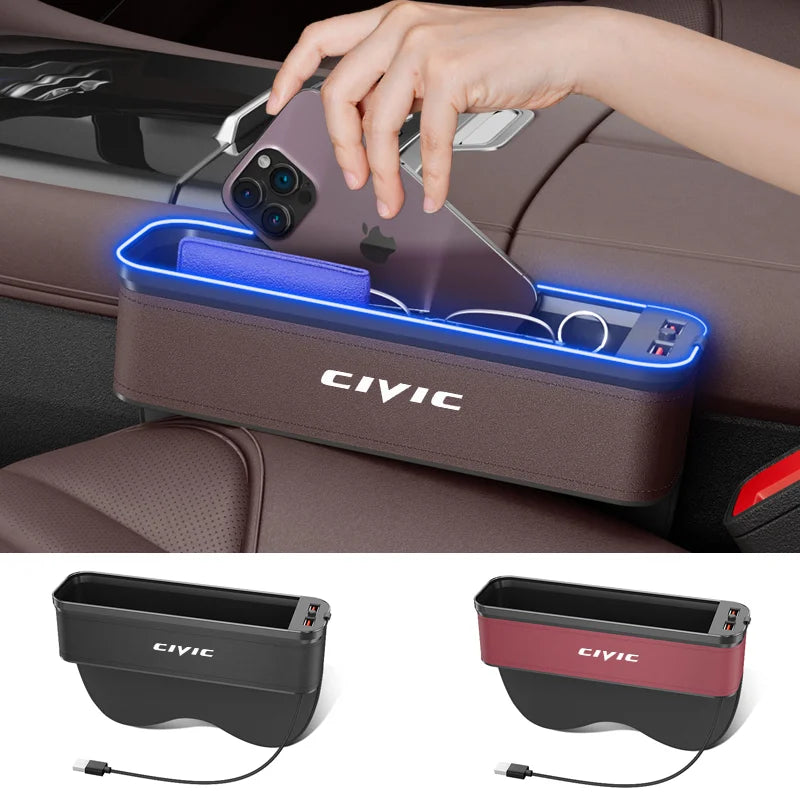 Civic Storage Box mit LED und USB -Eingabe