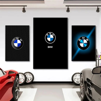 Arte de pared del logotipo de BMW