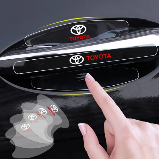 Película protectora transparente para manija de coche para Toyota