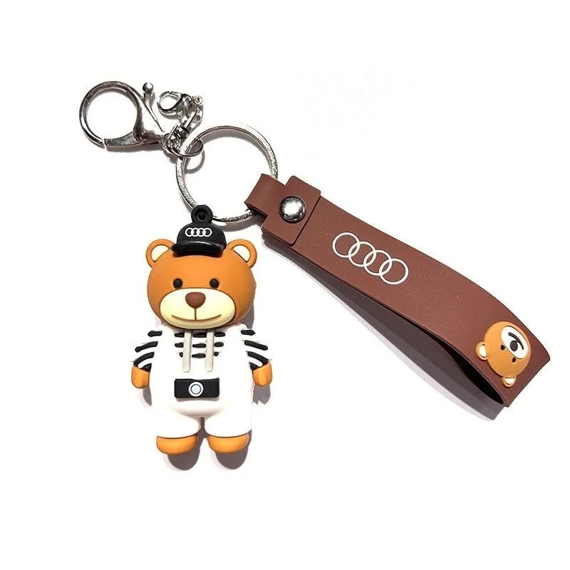 Audi Bear Keychain