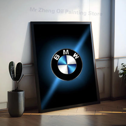 Arte de pared del logotipo de BMW