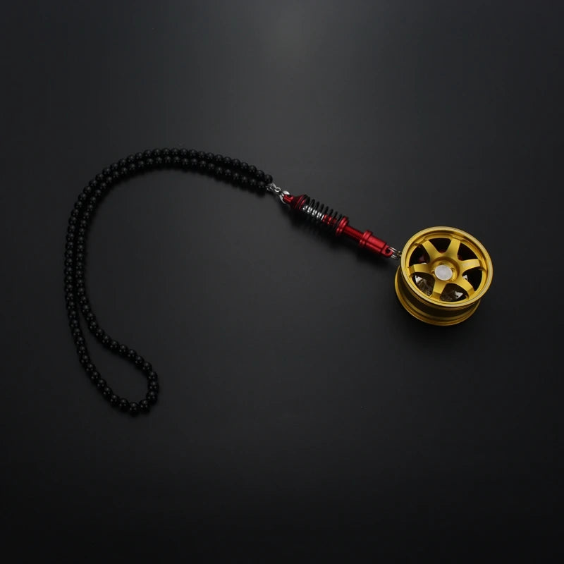 Pendentif suspension de roue de course 