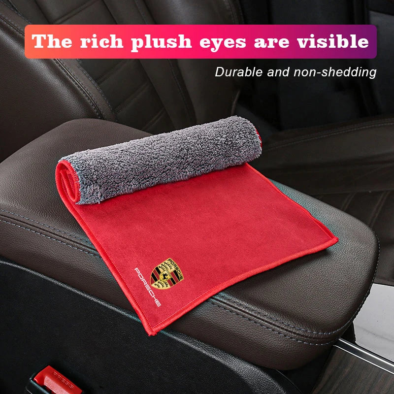 Porsche Microfiber Car Wash Towel