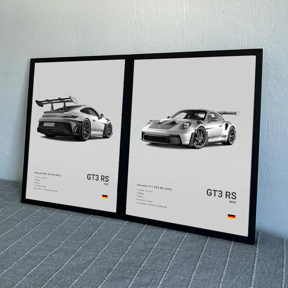 Decorazioni poster Porsche 911 GT3 RS