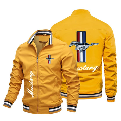 Trendy Ford Mustang Logo Men's Jacket