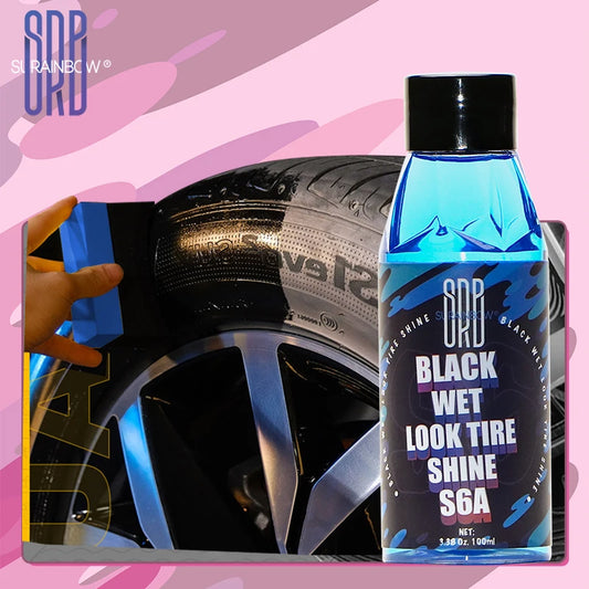 Black Wet Look Tire Shine