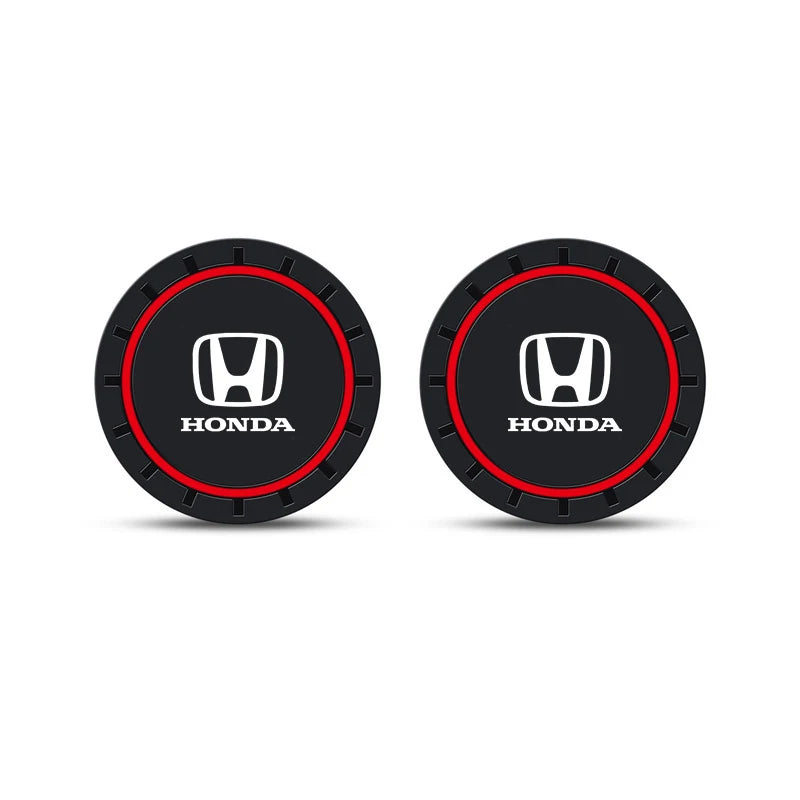 Alfombrillas de taza de coche de silicona Honda