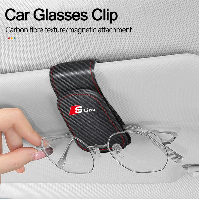 Clip de lunettes de voiture pour la ligne Audi S