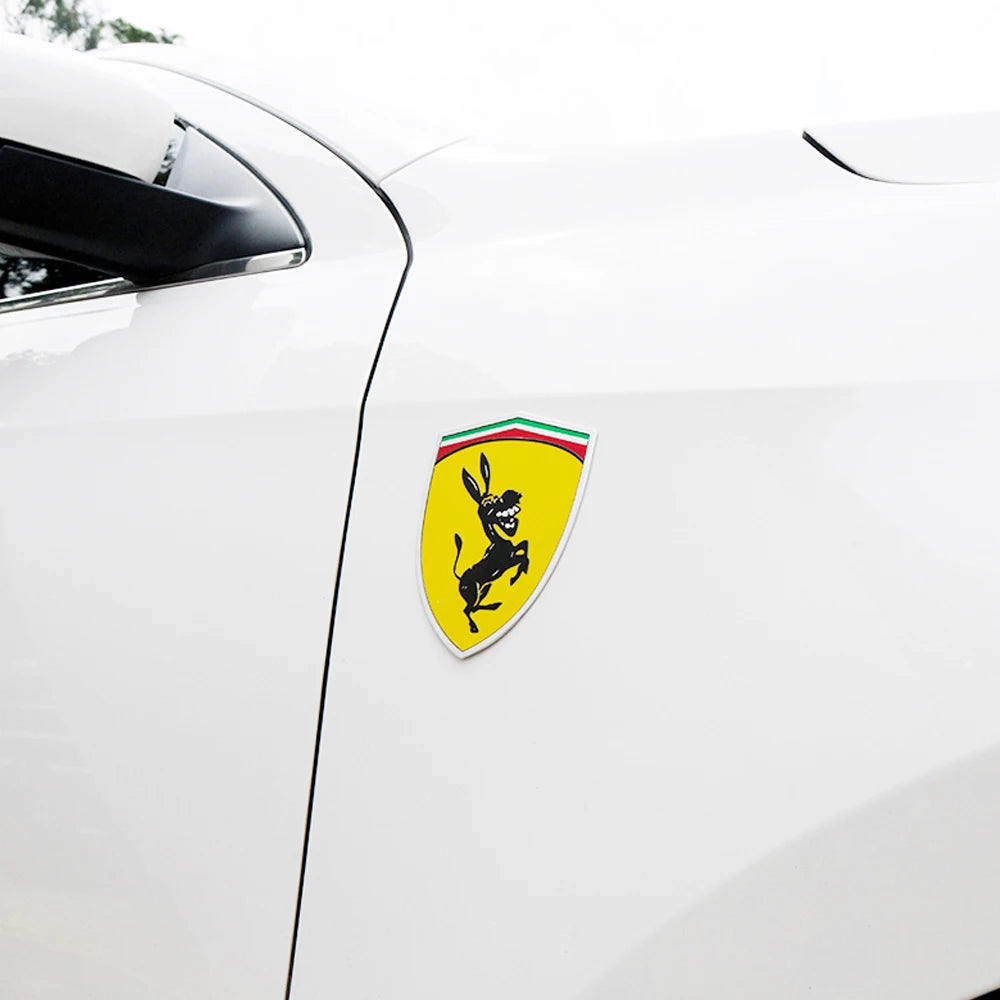 Badge Ferrari en aluminium 3D