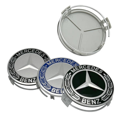 Capas de ruedas centrales de Mercedes-Benz (4pcs) 