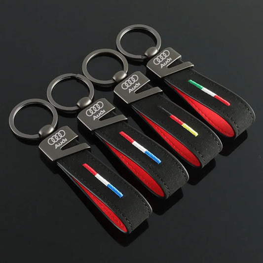 Keychain Audi Suede