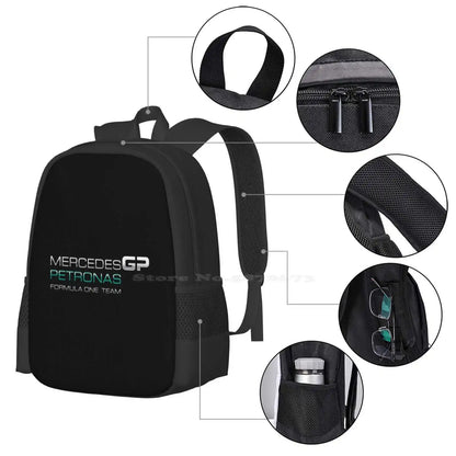 Mercedes GP Petronas Formel 1 -Team -Rucksack