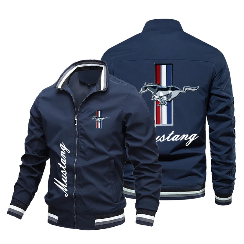 Trendy Ford Mustang Logo Men's Jacket