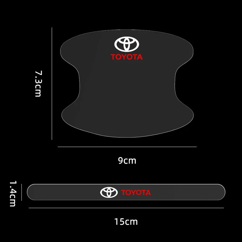 Transparent Car Handle Protective Film for Toyota