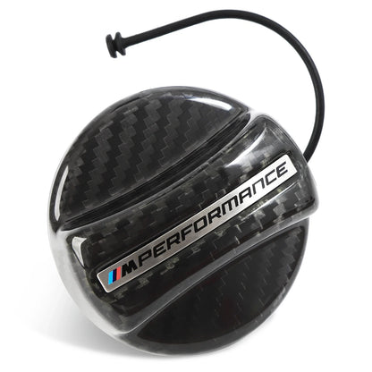 Carbon Fiber Fuel Tank Cap Trim Cover For BMW