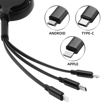 Mercedes-Benz 3-in-1 Charging Cable - USB to Type-C