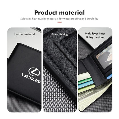 Suede Wallet for Lexus – Car Document Storage Bag