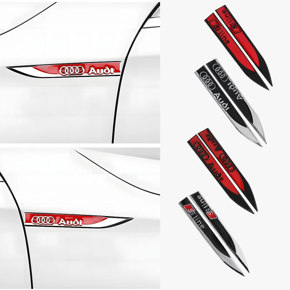 Audi Car Styling Metal Decals