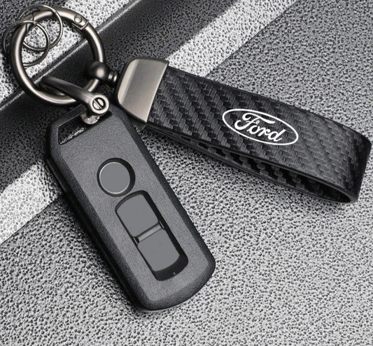 Ford Carbon Fiber Car Keychain